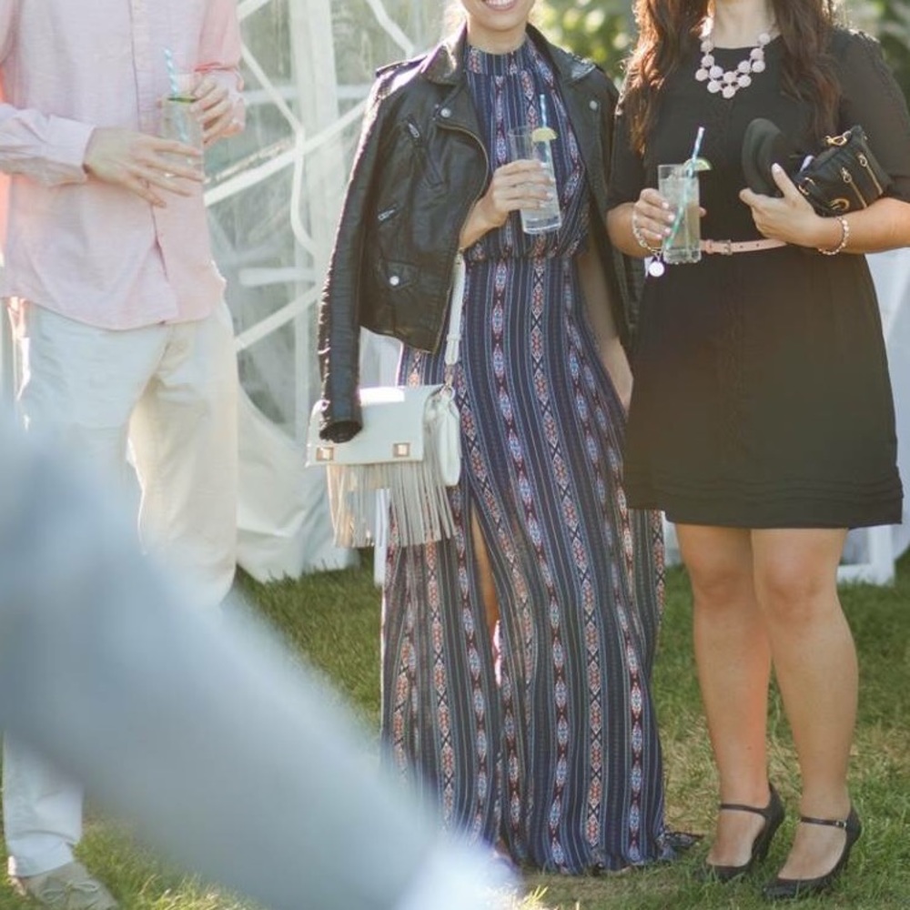 halter maxi dress